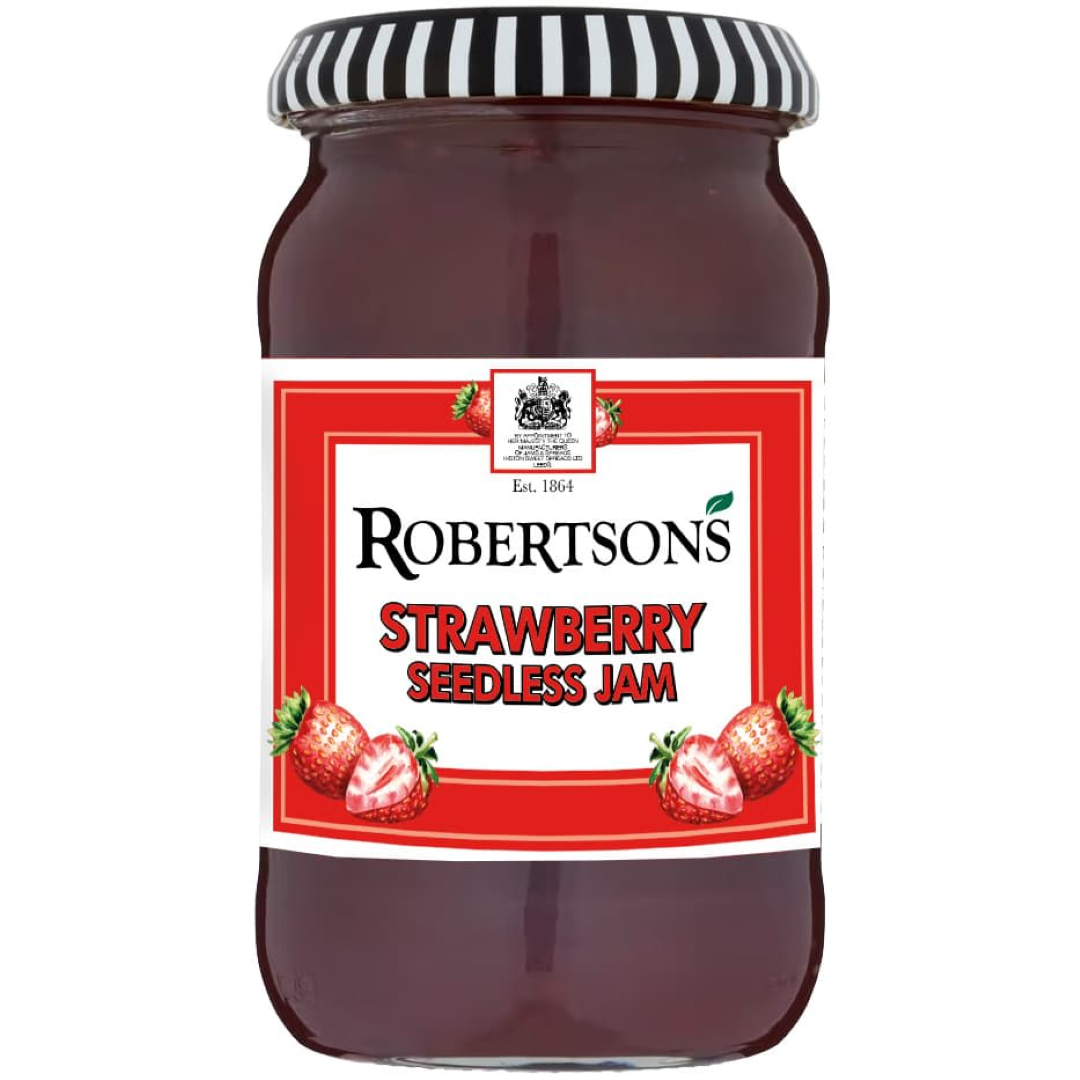 ROBERTSONS STRAWBERRY SEEDLESS JAM 454G